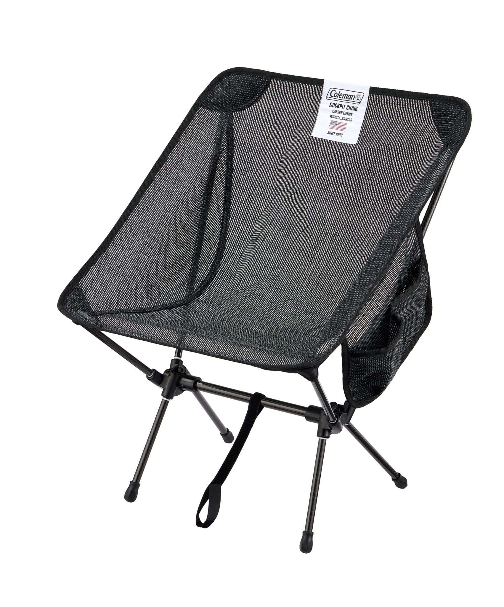 Coleman Cockpit Chair Carbon Edition Lightweight Outdoor Camping Platinum Black