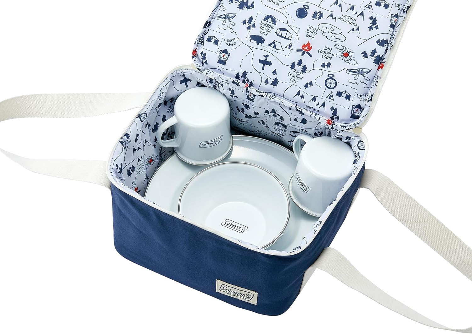 Coleman Enamel Dishware Set for 2 People - Image 2