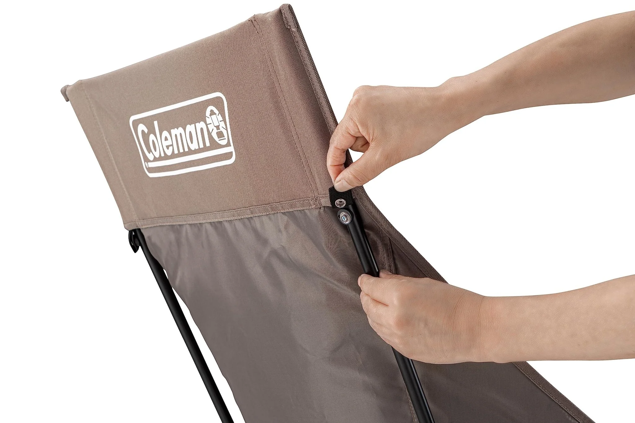 Coleman Healing Chair NX High Back Outdoor Camping Compact Portable Greige - Image 5