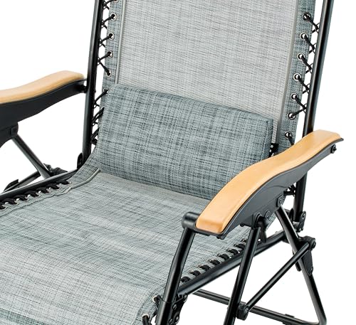 Coleman Infinity Chair Air Folding Camping Reclining Heather Gray 100kg Capacity - Image 4