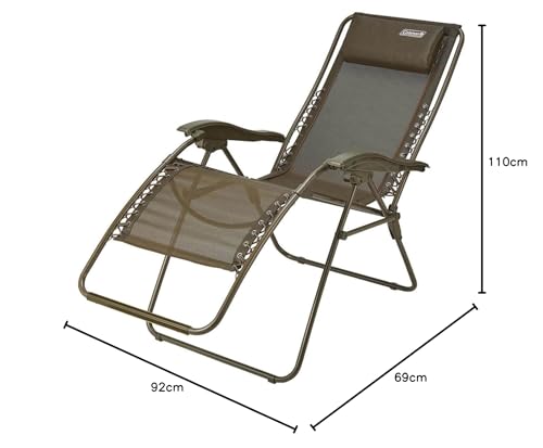 Coleman Infinity Chair Reclining Folding Camping Chair Easy Setup 100kg Capacity - Image 3