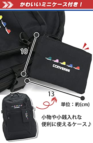 Converse Sneakers Print Backpack One Size Black Colorful Logo - Image 8