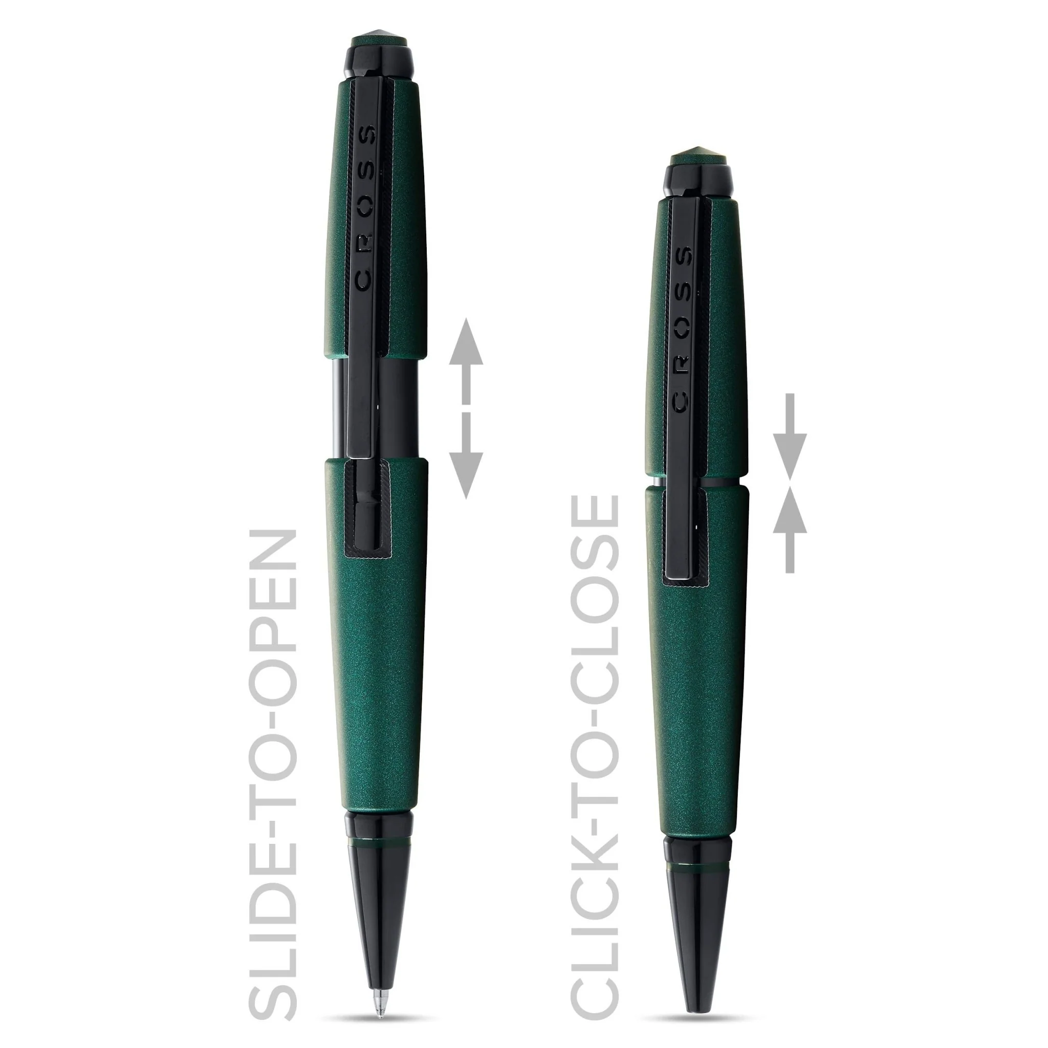 Cross ballpoint pen water-based Edge matt green lacquer NAT0555-13 - Image 3