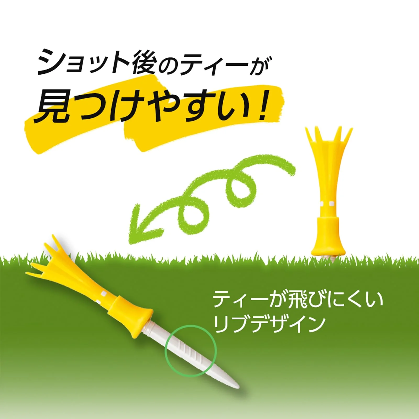 DAIYA GOLF Tomahawk Tee Long 9 Pack High Durability Japan TE-6014 Black - Image 6