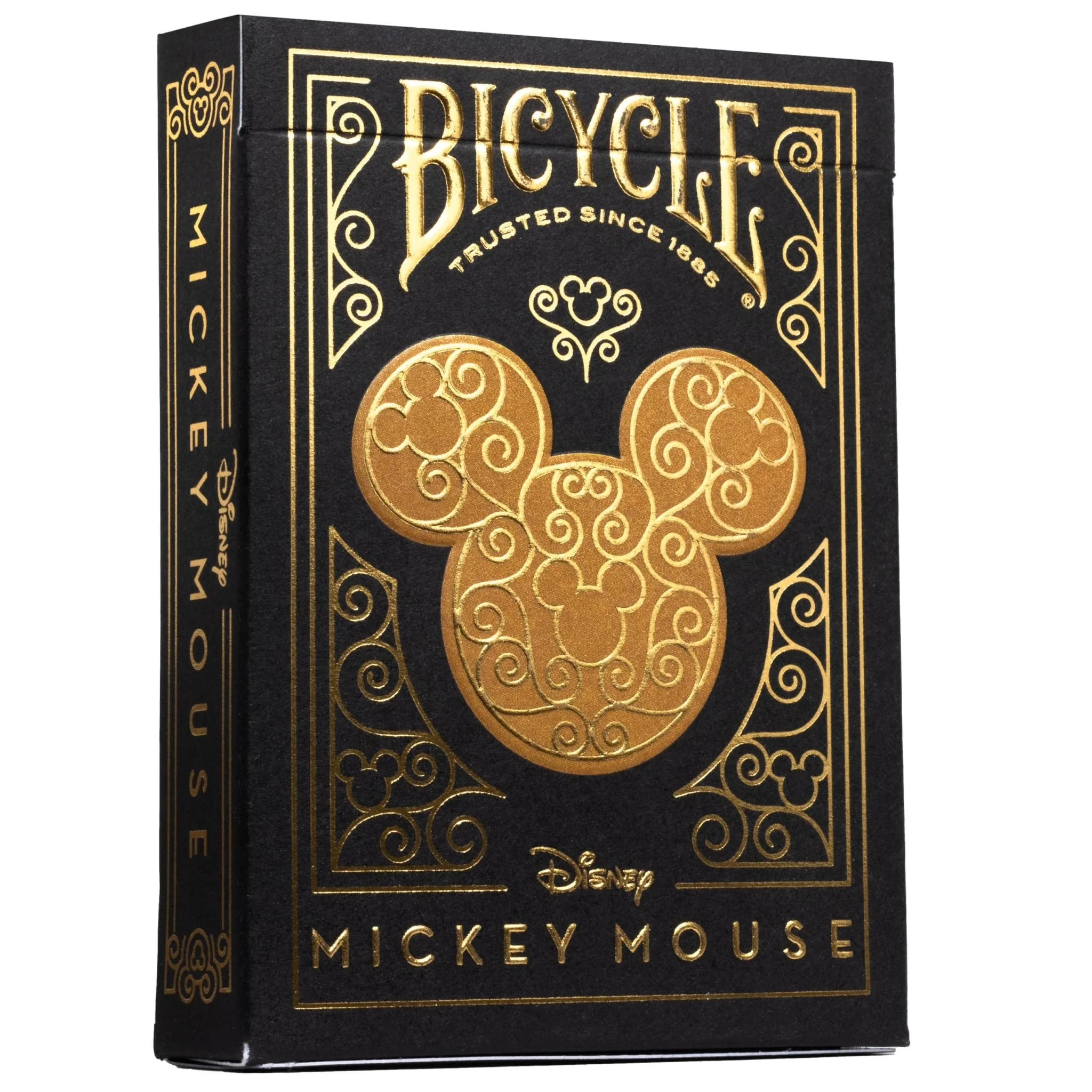 Disney Bicycle Inspired by Mickey Mouse Black and Gold Playing Cards