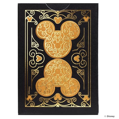 Disney Bicycle Inspired by Mickey Mouse Black and Gold Playing Cards - Image 2