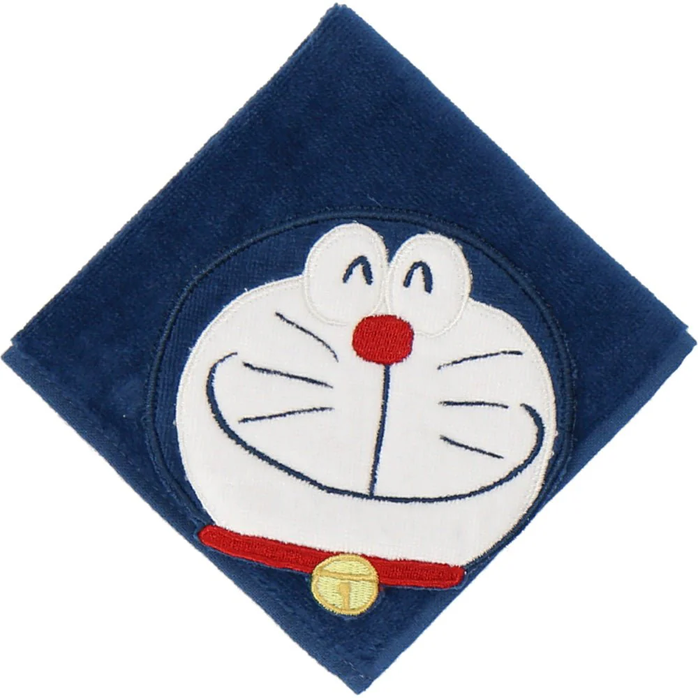 Doraemon Towel Handkerchief Navy Blue