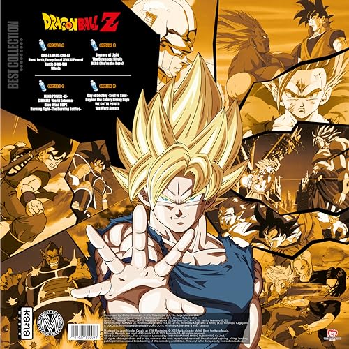Dragon Ball Z Original Soundtrack Best Collection Orange Vinyl LP Analog - Image 3