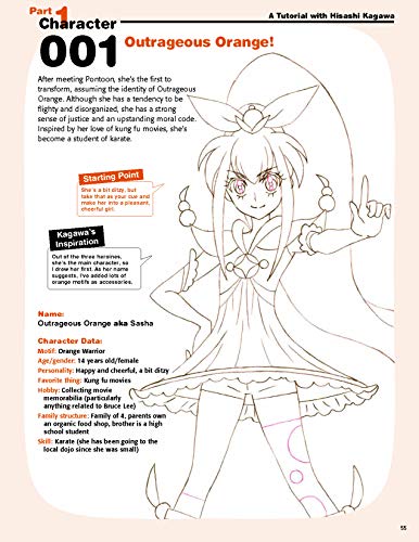 Drawing Fantastic Female Fighters Manga Art Book with 1200 Illustrations - Image 14