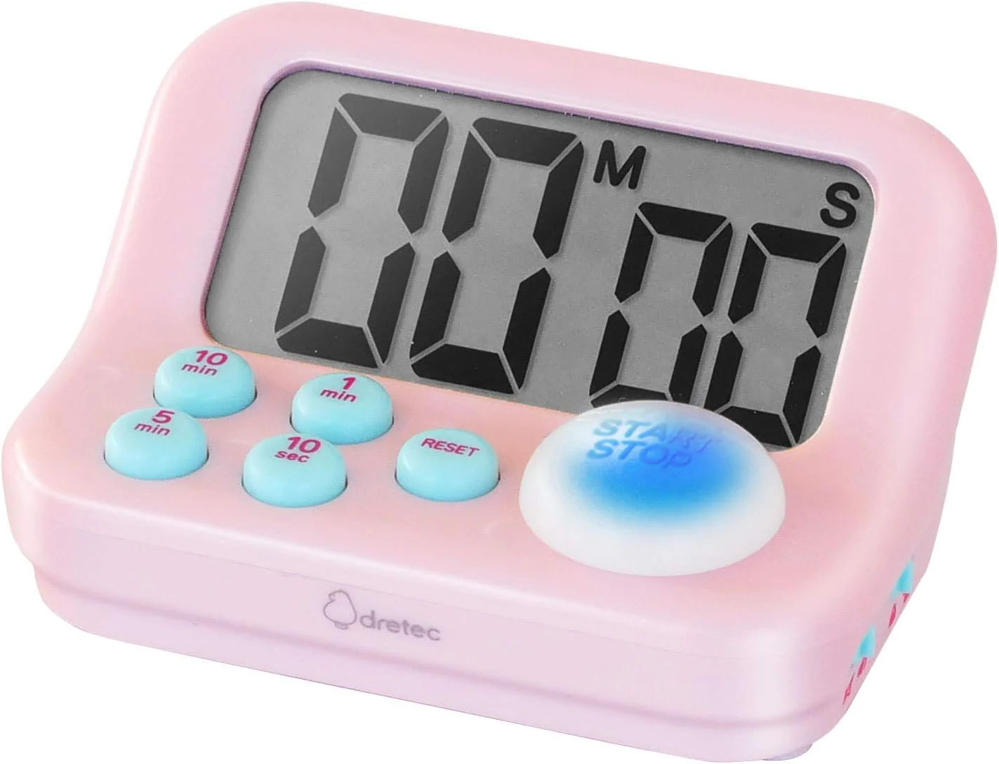 dretec Antibacterial Study Timer 2 Modes Light Large Screen Gray - Image 12