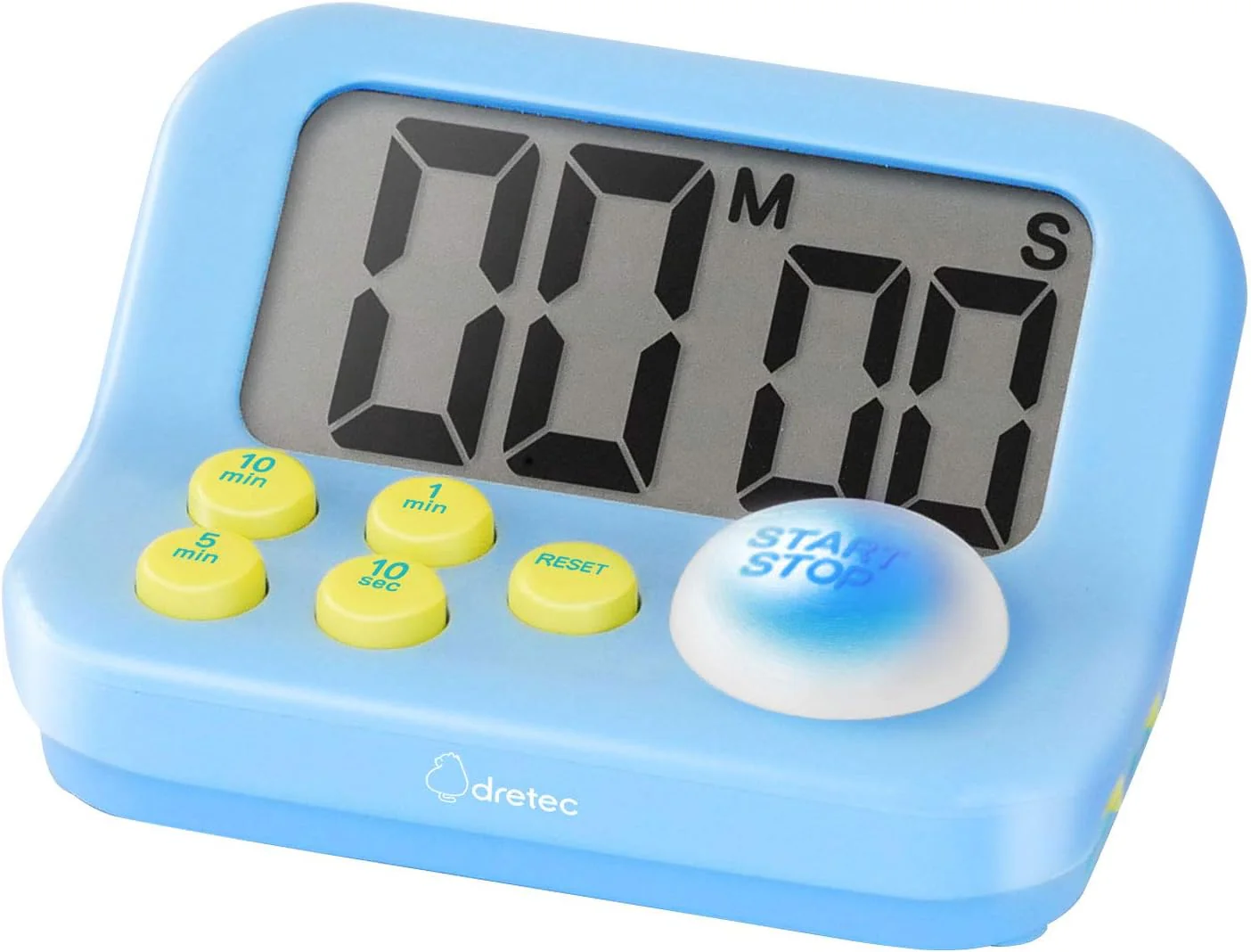 dretec Antibacterial Study Timer 2 Modes Light Large Screen Gray - Image 13