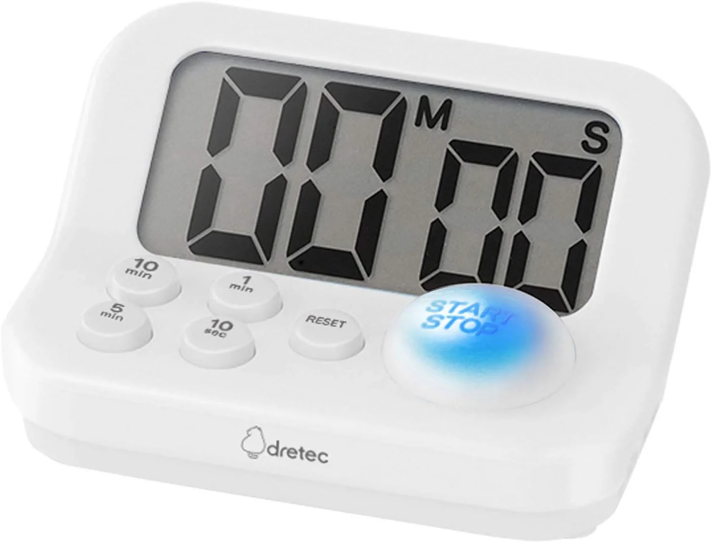 dretec Antibacterial Study Timer 2 Modes Light Large Screen Gray - Image 14