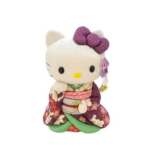 Edo kimekomi doll Maneki Hello Kitty premium maiko model - Image 6