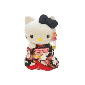 Edo kimekomi doll Maneki Hello Kitty premium maiko model - Image 7