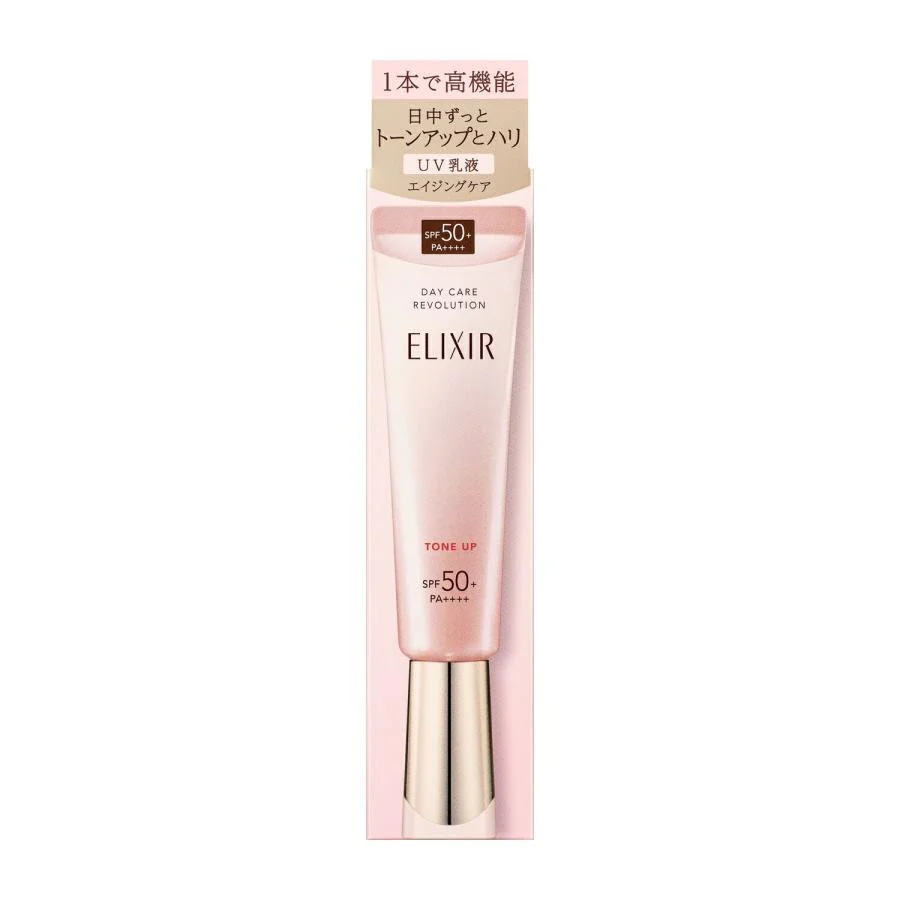 Shiseido ELIXIR Day Care Revolution Tone-Up SP＋aaSPF50+PA++++35g