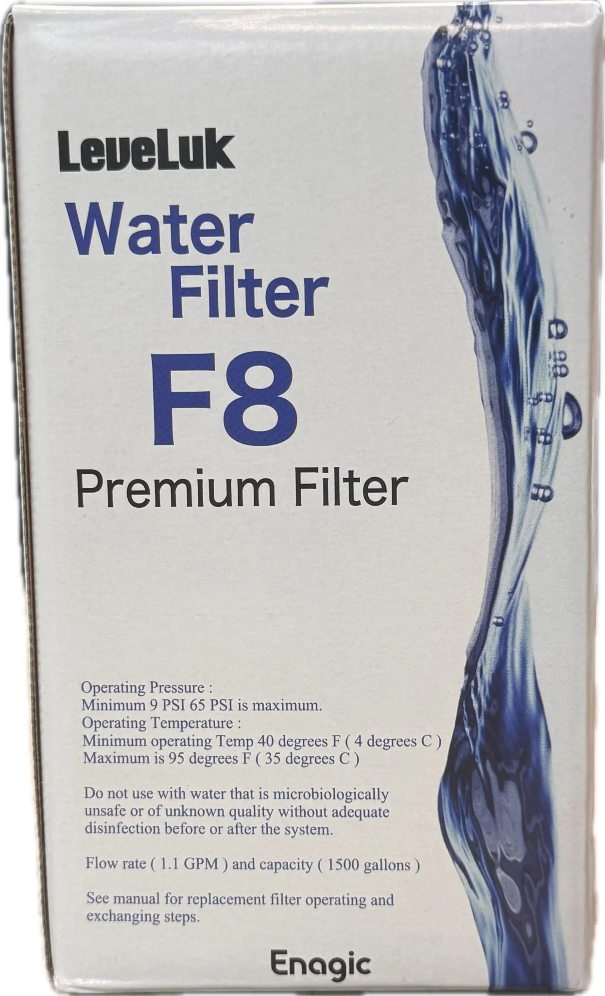 Enagic F8 High Grade Water Filter for Leveluk K-8 Oxidizing Machine KANGEN8 set of 60 - Image 3