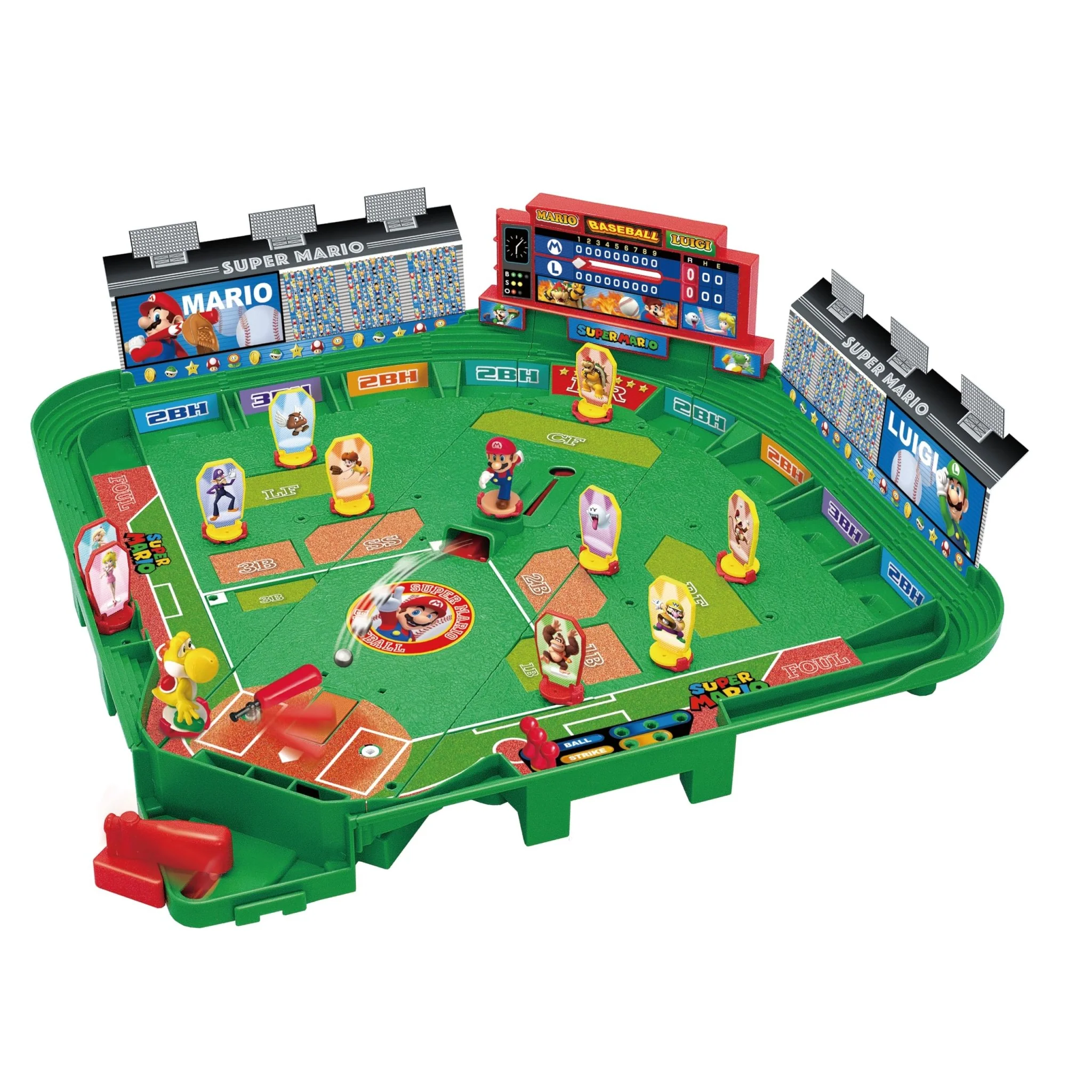 EPOCH Super Mario Baseball Board Game 3D Stadium ST Mark Certified Ages 5+