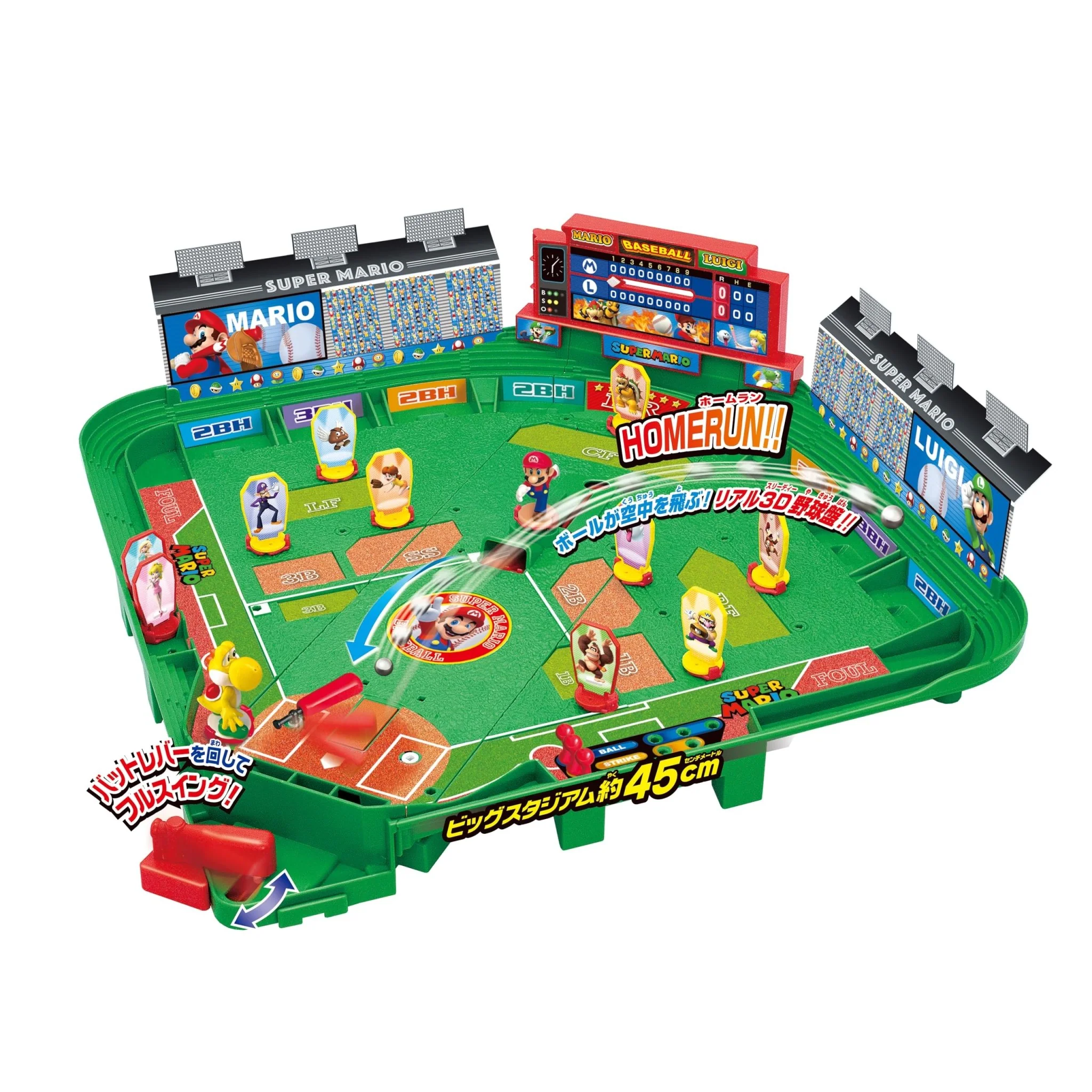 EPOCH Super Mario Baseball Board Game 3D Stadium ST Mark Certified Ages 5+ - Image 5