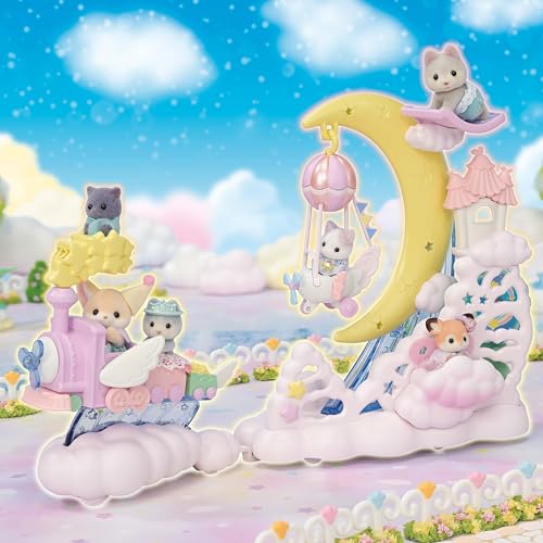 EPOCH Sylvanian Families Yuenchi Attraction Moonlight Parade in the Sky Set F-39 - Image 2