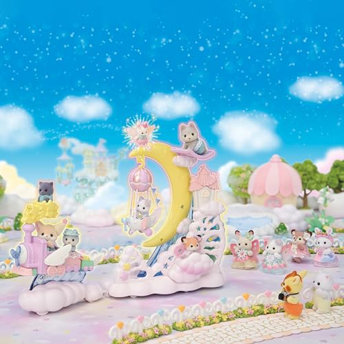 EPOCH Sylvanian Families Yuenchi Attraction Moonlight Parade in the Sky Set F-39 - Image 4