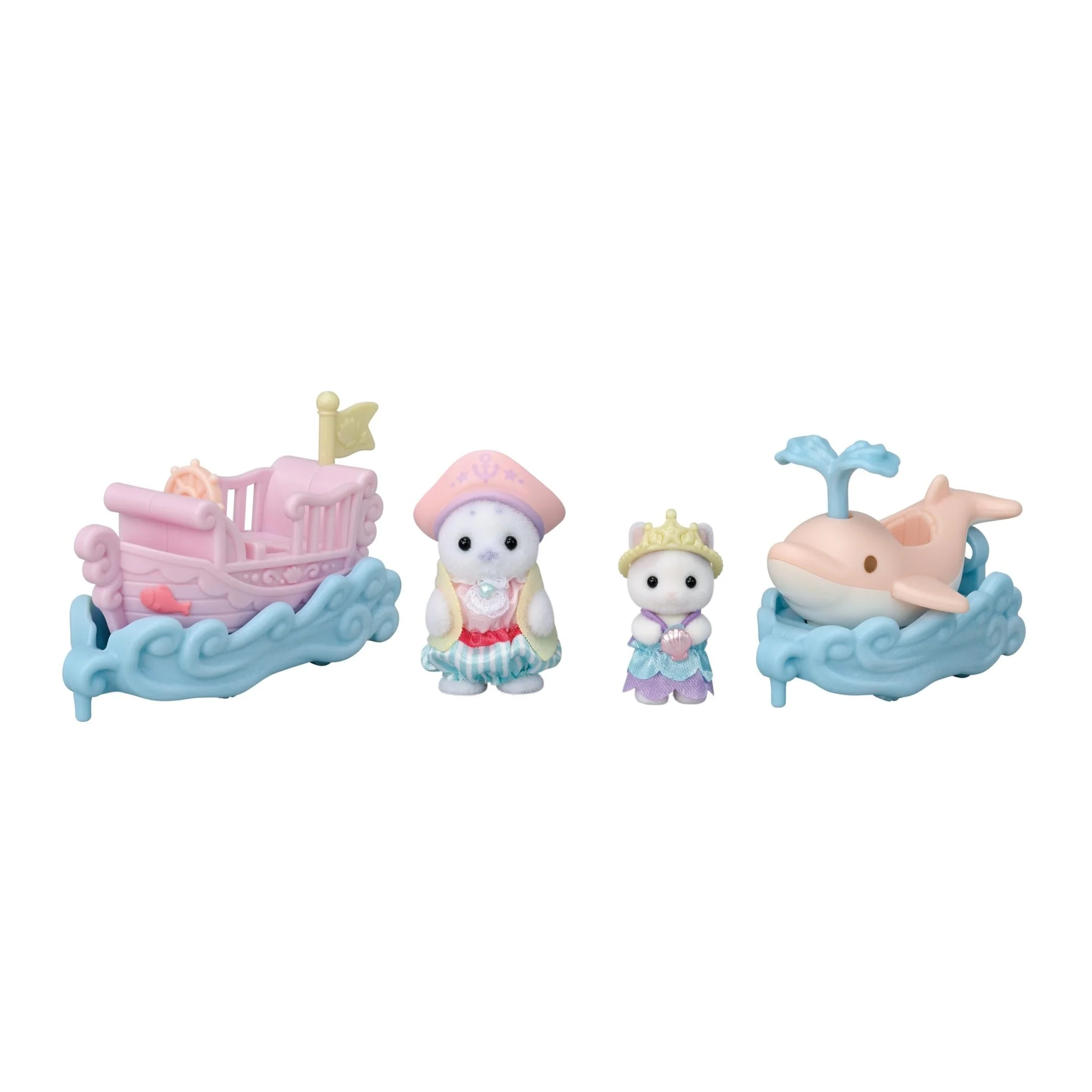 EPOCH Sylvanian Families Yuenchi Cargo Set - Ship/Dolphin Ko-80