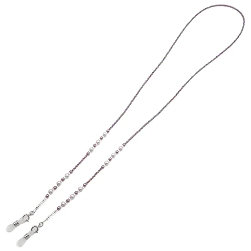 Eyeglass chain pearl beads Made in Japan 099050 (Purple 03) - Image 2