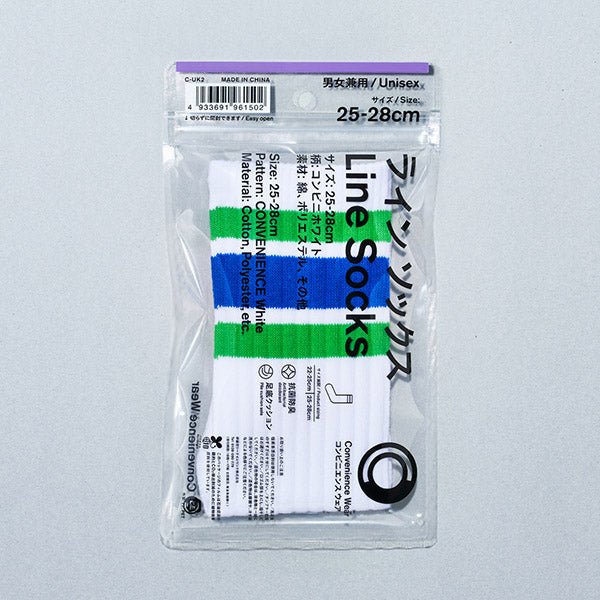 Family Mart Color Line Socks Convenience