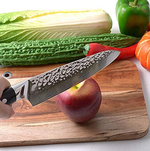 IZARIGAWA Santoku Knife 195mm VG10 Damascus Stainless Steel All-Purpose - Image 9