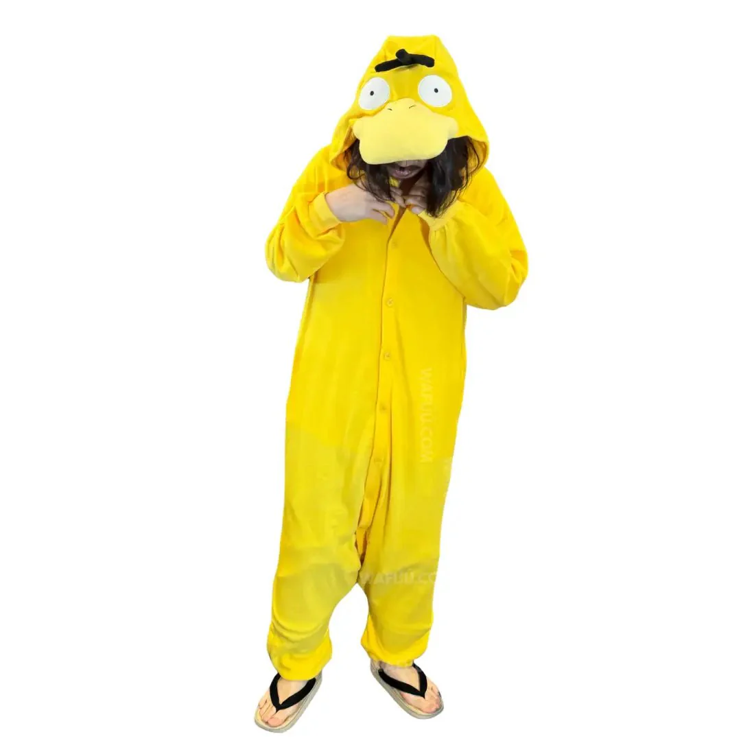Kigurumi Fleece Pokemon Psyduck Kodak Costume TMY-123 - Image 2