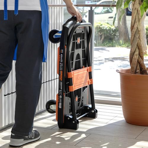 TRUSCO Kartio Folding Plastic Platform Cart Cartio (New) 780×490mm  Blue MPK-780-B - Image 7