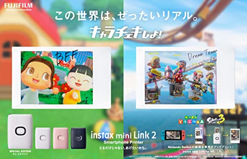 FUJIFILM Cheki Smartphone Printer instax mini Link2 White (Nintendo Switch Design) - Image 2