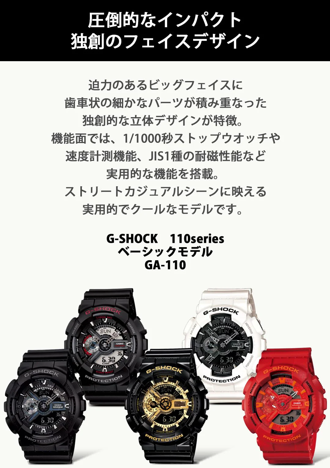 CASIO G-Shock GA110GW7AJF White Watch - Image 3