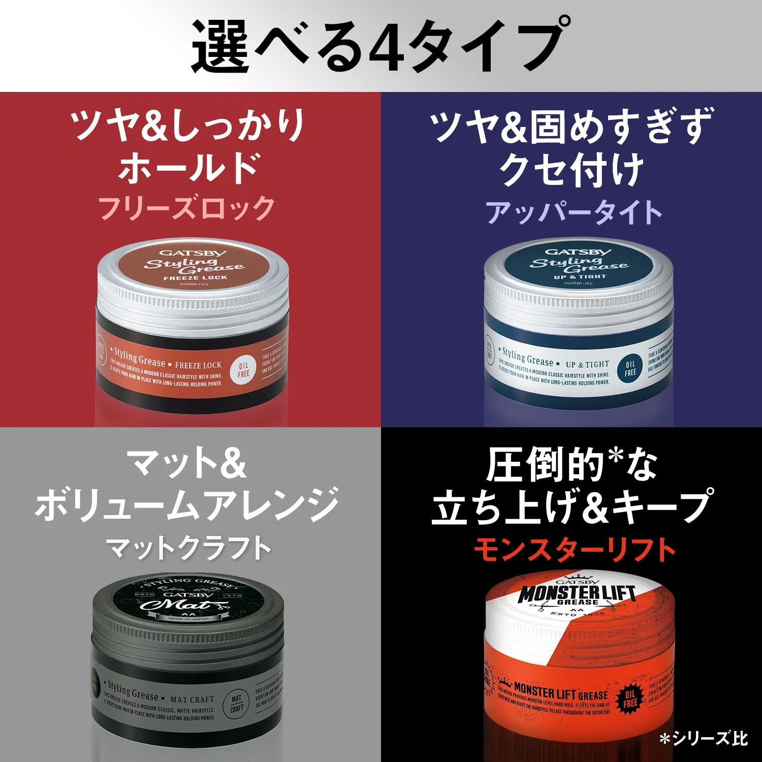 Gatsby Men's Styling Matte Craft Hair Grease 80g - Image 6