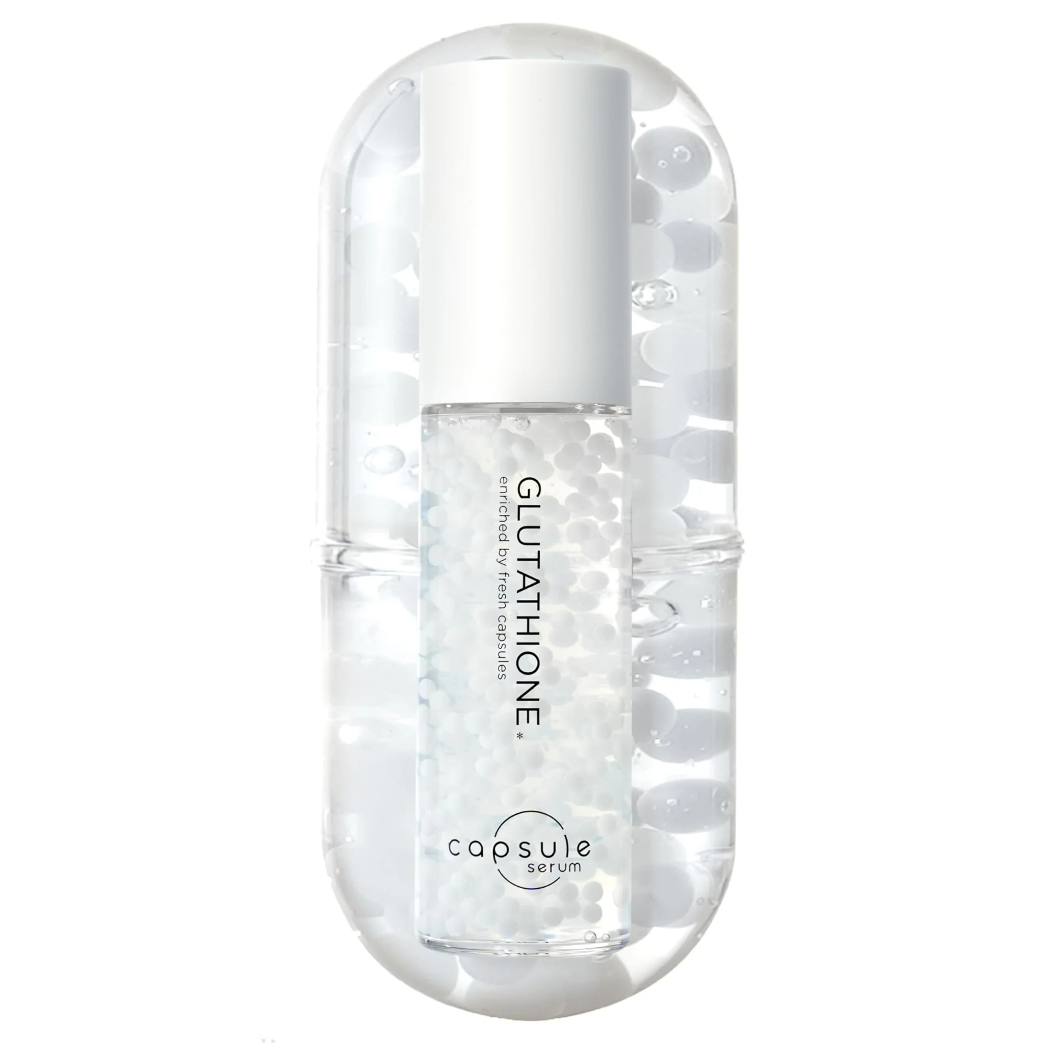 Glutathione Capsule Serum with Vitamin C & Niacinamide 30ml for glow & pores