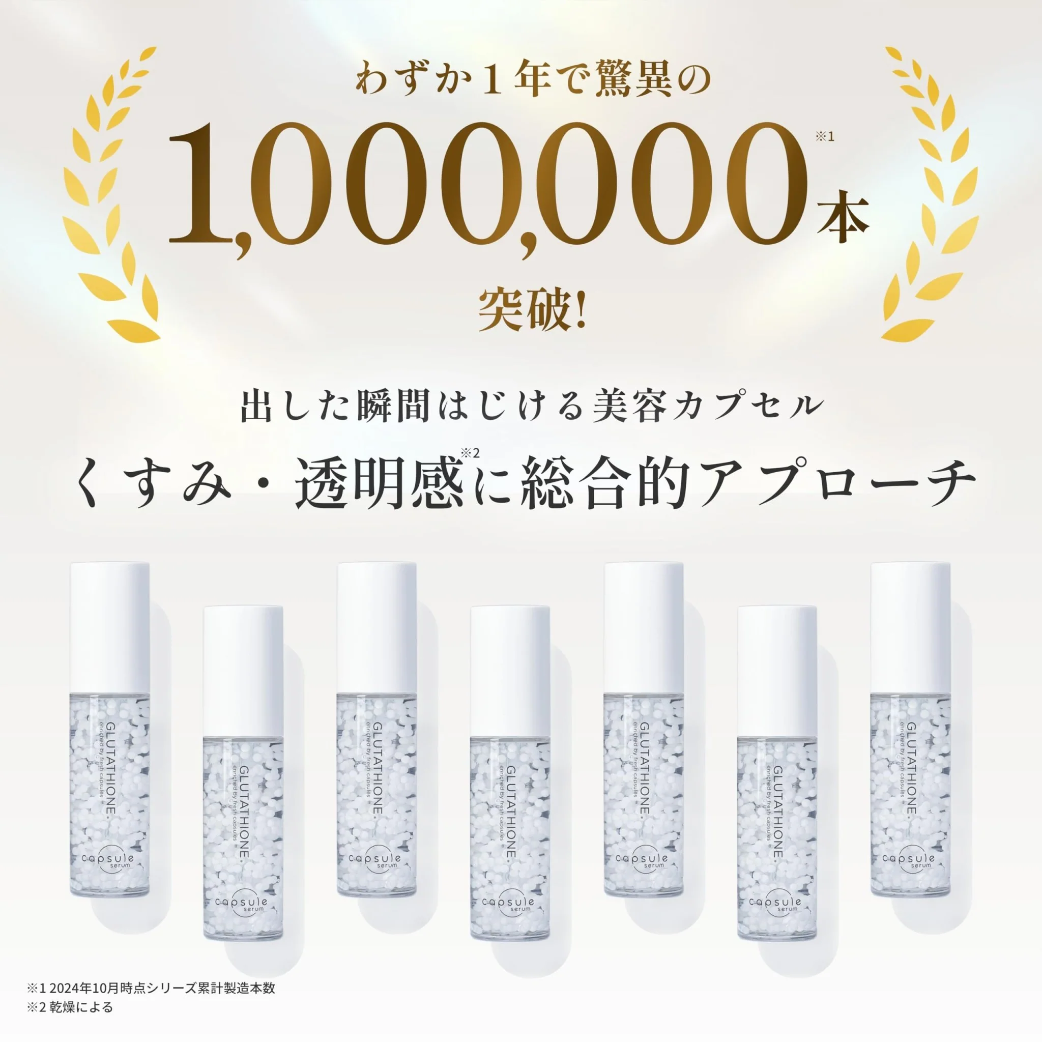 Glutathione Capsule Serum with Vitamin C & Niacinamide 30ml for glow & pores - Image 2