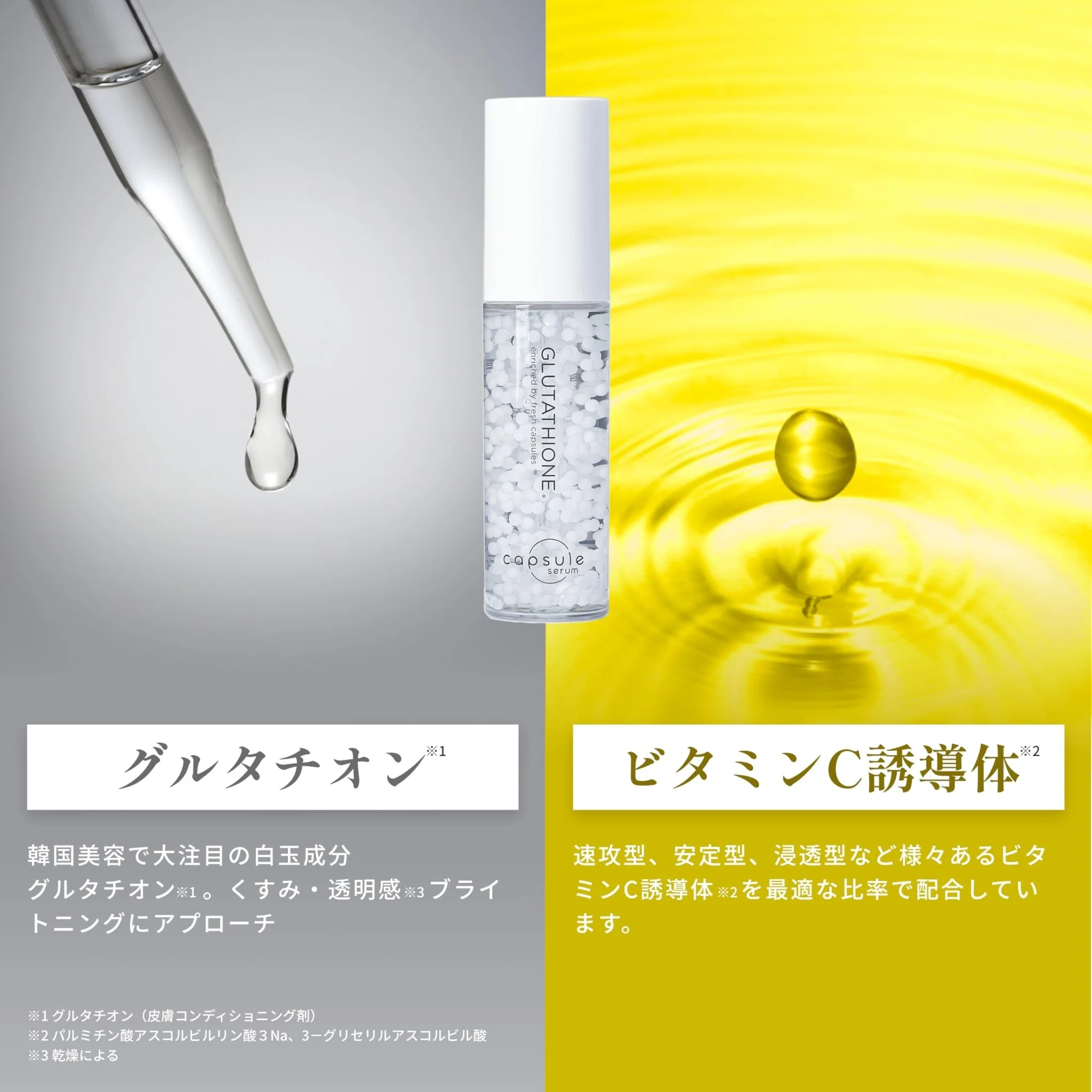Glutathione Capsule Serum with Vitamin C & Niacinamide 30ml for glow & pores - Image 5
