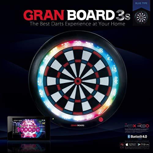 GRAN DARTS Darts Board (GRAN BOARD 3s Blue Type) | Electronic Darts Board - Image 2