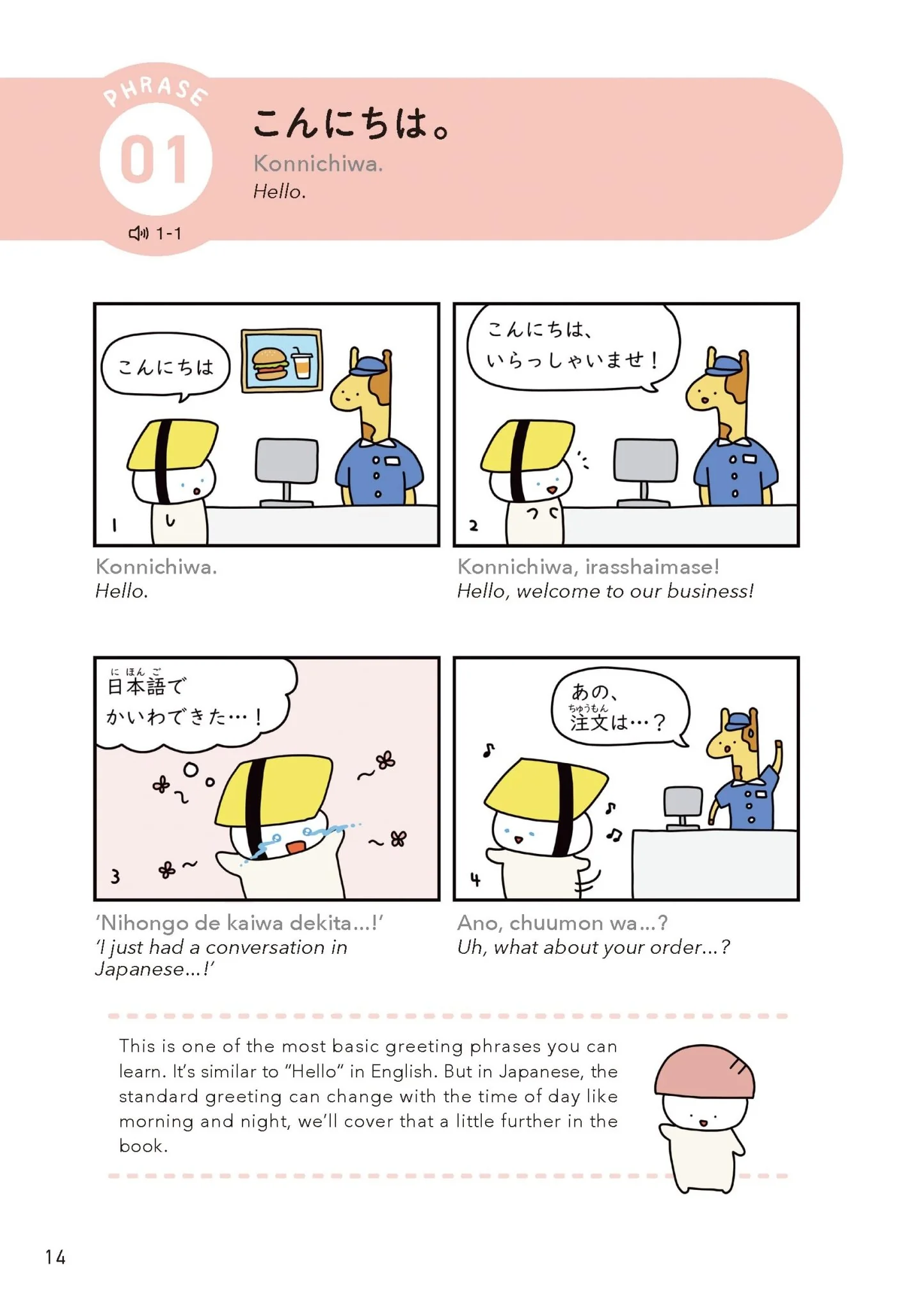 Handy Japanese Conversations Book Master Key Phrases with Manga Learning Guide - Image 2
