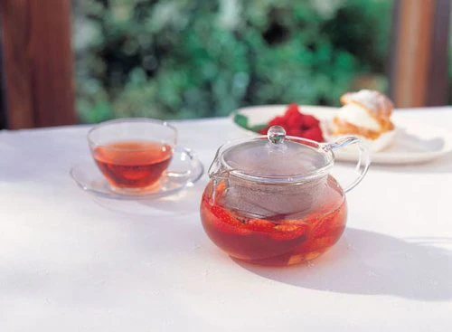 HARIO Tea kyusu transparent working capacity 450ml round microwave-safe CHJMN-45T - Image 14