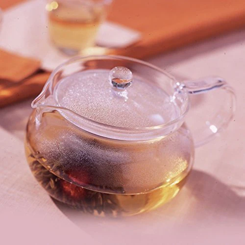 HARIO Tea kyusu transparent working capacity 450ml round microwave-safe CHJMN-45T - Image 4