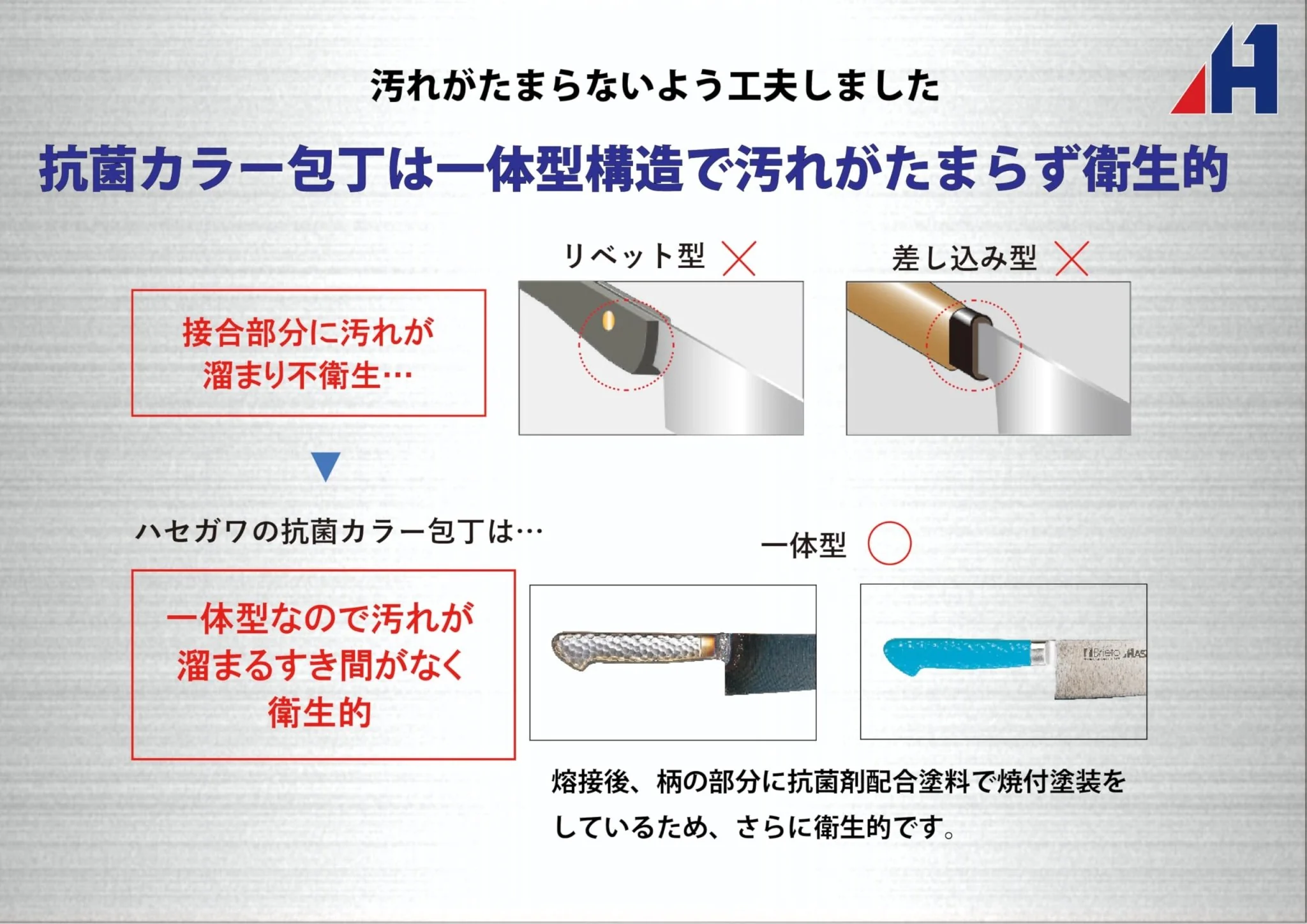 Hasegawa Antibacterial Vegetable Knife 16cm Pink MNK160 - Image 2