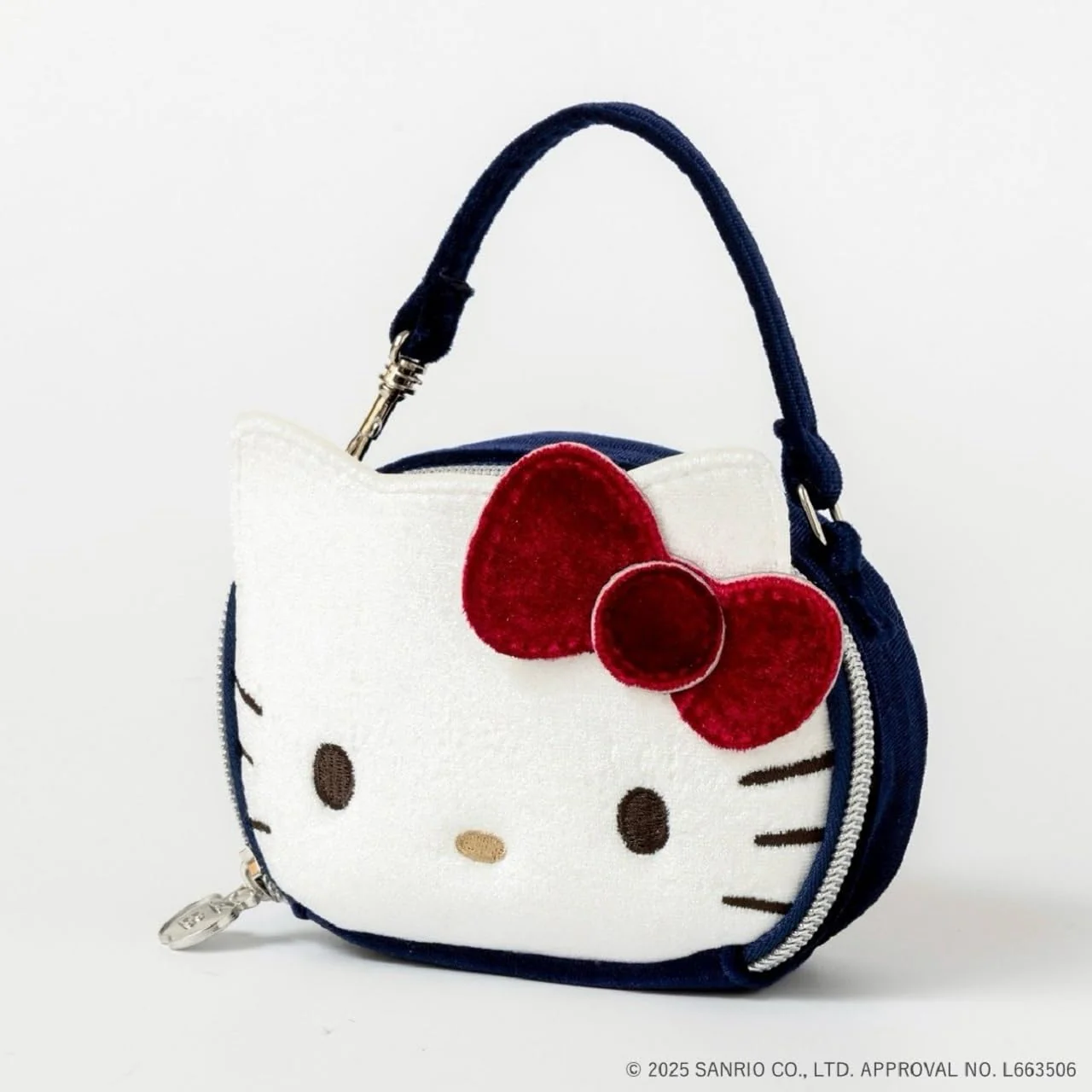 HELLO KITTY × BRILMY Vertical Lip Mini Cosmetic Pouch Book (Velour Ver ) - Image 4