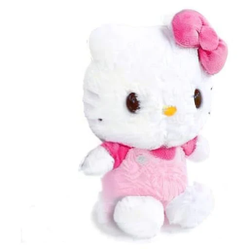 Hello Kitty Fluffy Plush (Small) - Pink 19 5×16 5×11 cm - Image 2