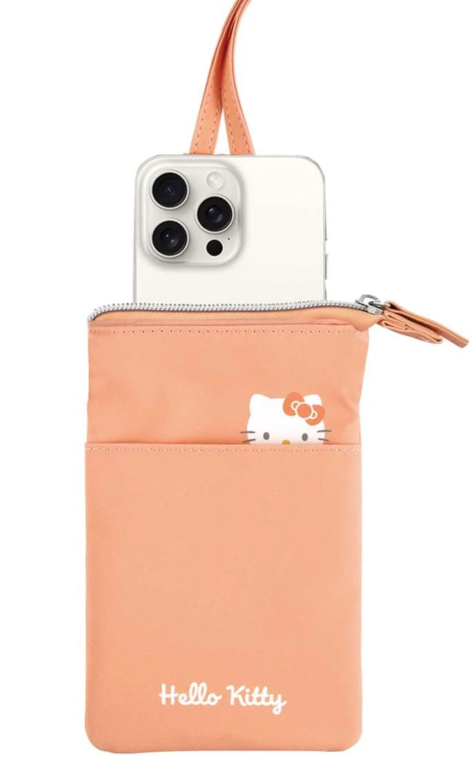 Hello Kitty Zippered Crossbody Smartphone Pouch (Skater ZSP1-A) - Image 8