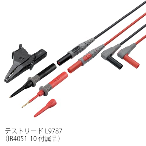 HIOKI Insulation Resistance Tester IR4051-10 Test Lead L9787 Made in Japan - Image 4