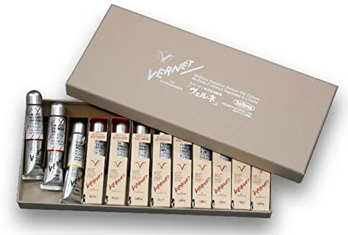 Holbein Professional Oil Paint Set 12 Colors 20ml Vernet V192 Paper Box II