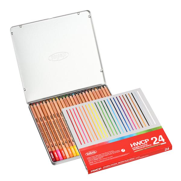 Holbein Watercolor Pencils WP192 Set of 24 Colors