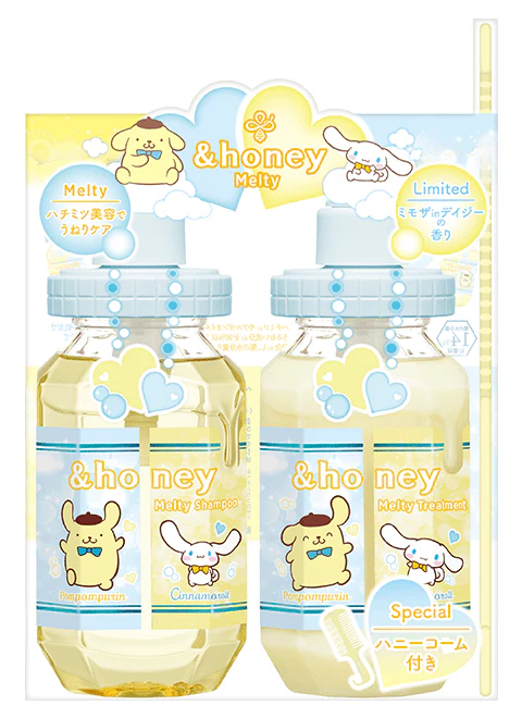 &HONEY Melty Moist Repair Shampoo Treatment Set Cinnamoroll Pompompurin LimitedAdd to Conversation