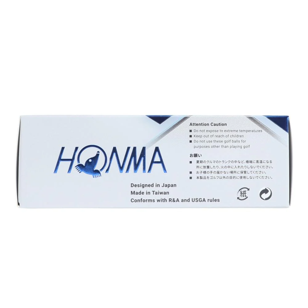 Honma Golf Ball TW-X TW-S 2024 Model White Yellow 3-Piece 1 Dozen BT2402 - Image 4