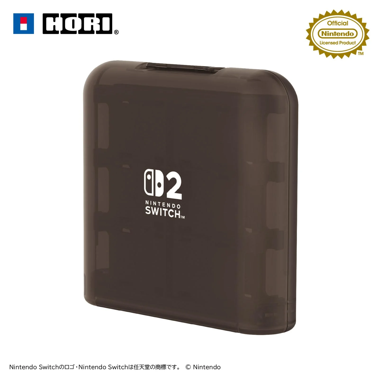HORI Card Case Carry Case Black 24-Slot Storage Capacity